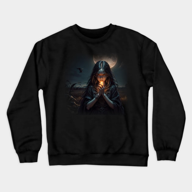 Witches Night Crewneck Sweatshirt by Elijah101
